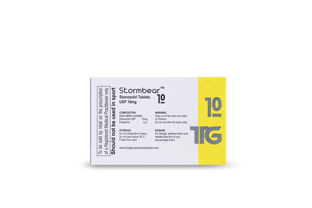 Stanozolol 10mg x 10's x 10 strips  (THAIGER PHARMA)