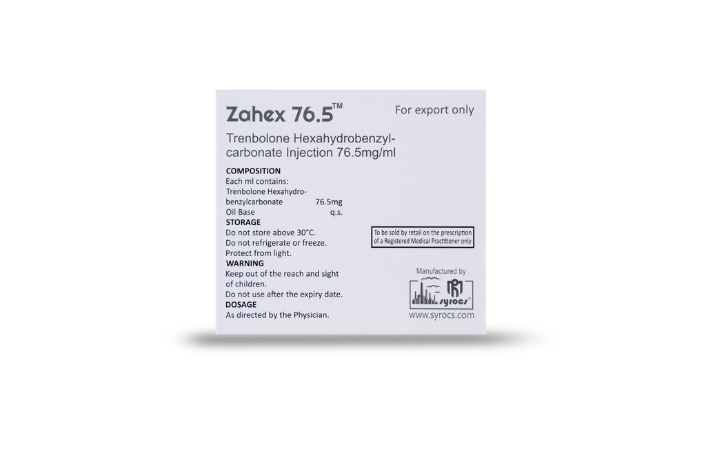 Trenbolone Hexahydrobenzylcarbonate 76.5mg (Syrocs)