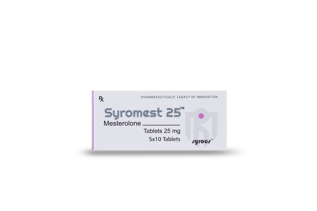 Mesterolone 25mg (5x10 Tablets) (Syrocs)