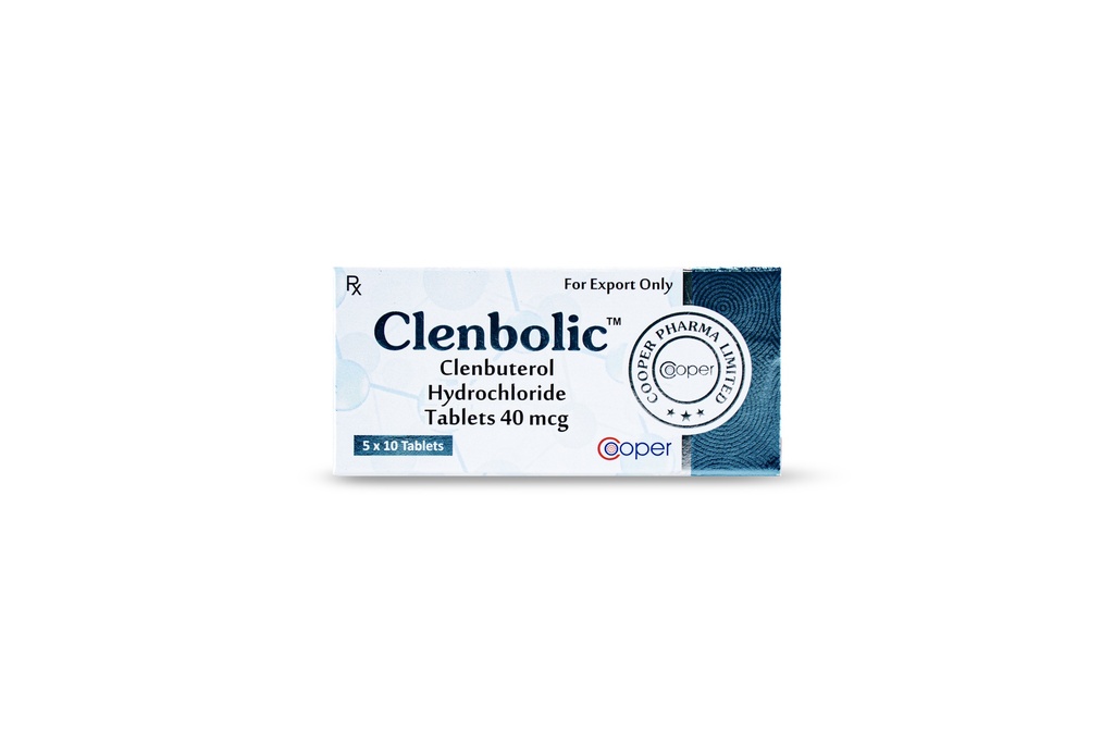 Clenbuterol hcl 40 mcg(Cooper)