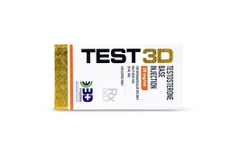 [Test Suspinsion 20ML VIAL]  TEST3D - Testosterone Base 25mg (3D PHARMA)