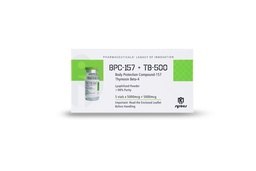 [ميكس TB & BPC (سيروكس)] Bpc157 & Tb 500 (5vials x 5000mcg/5000mcg) (Syrocs)